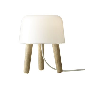 Lampe de table FADE-22, structure plastique nervurée couleur, éclairage par  LED.