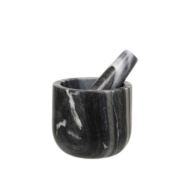 Mortier avec pilon en granit noir Ø 9,5 cm